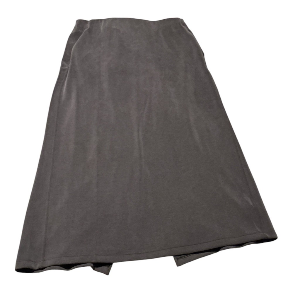 Lululemon Softstreme High Rise Midi Skirt, Retail $88 Washed Black Size 8 A Line - Picture 8 of 14